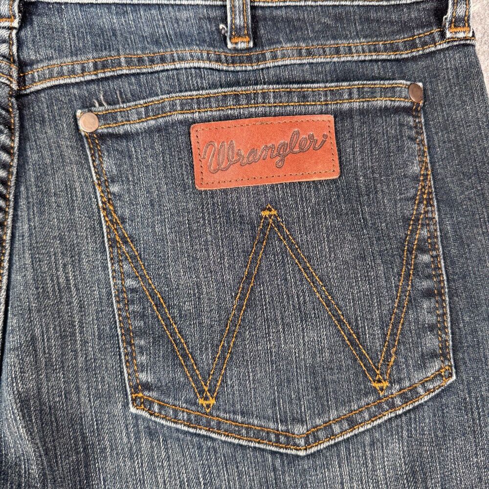 Wrangler Retro Jeans Mens 34X32 Measures 34X31 Blue Relaxed Boot Western Cowboy - Picture 11 of 12